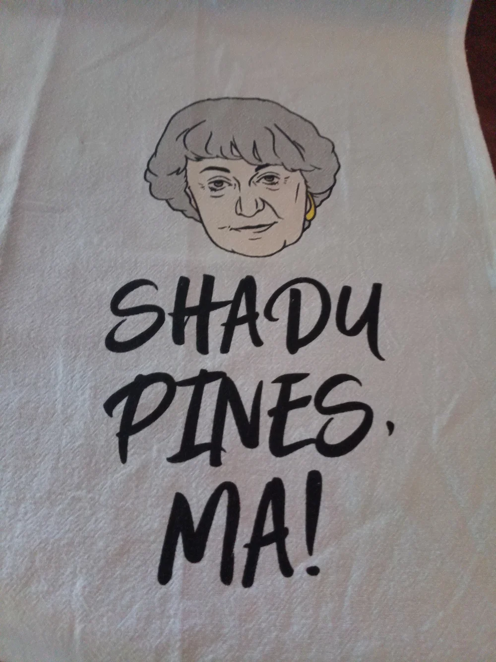 Golden Girls, Dorothy, Shady Pines, Kitchen Towel